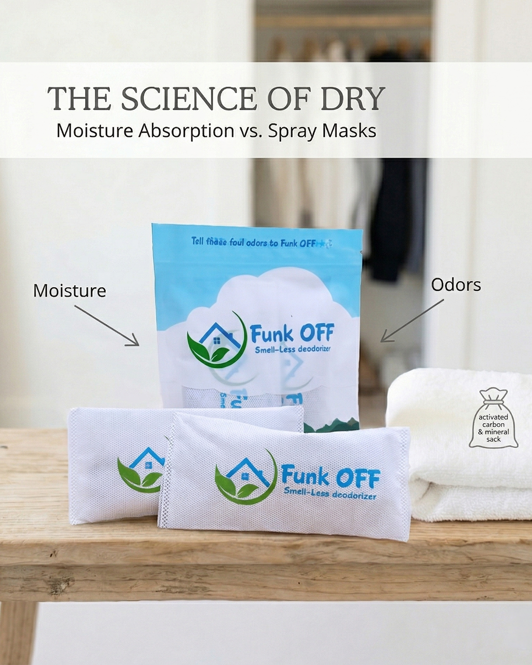 Why Moisture Absorption is the Only Real Way to Keep Closets Fresh