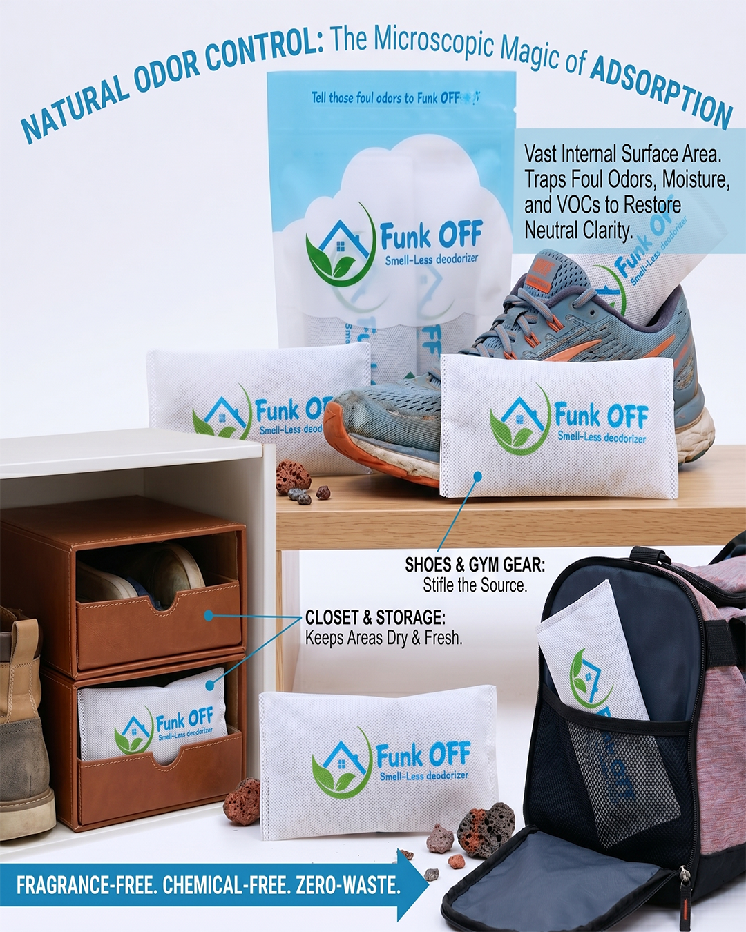 How Mineral Deodorizer Pouches Quietly Transform Your Space